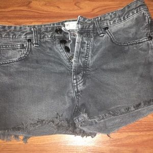 Black free people shorts